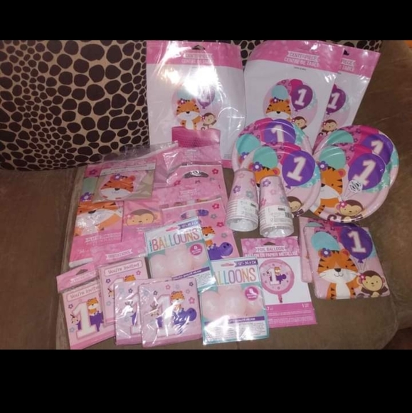 1st Birthday Girl Party Items